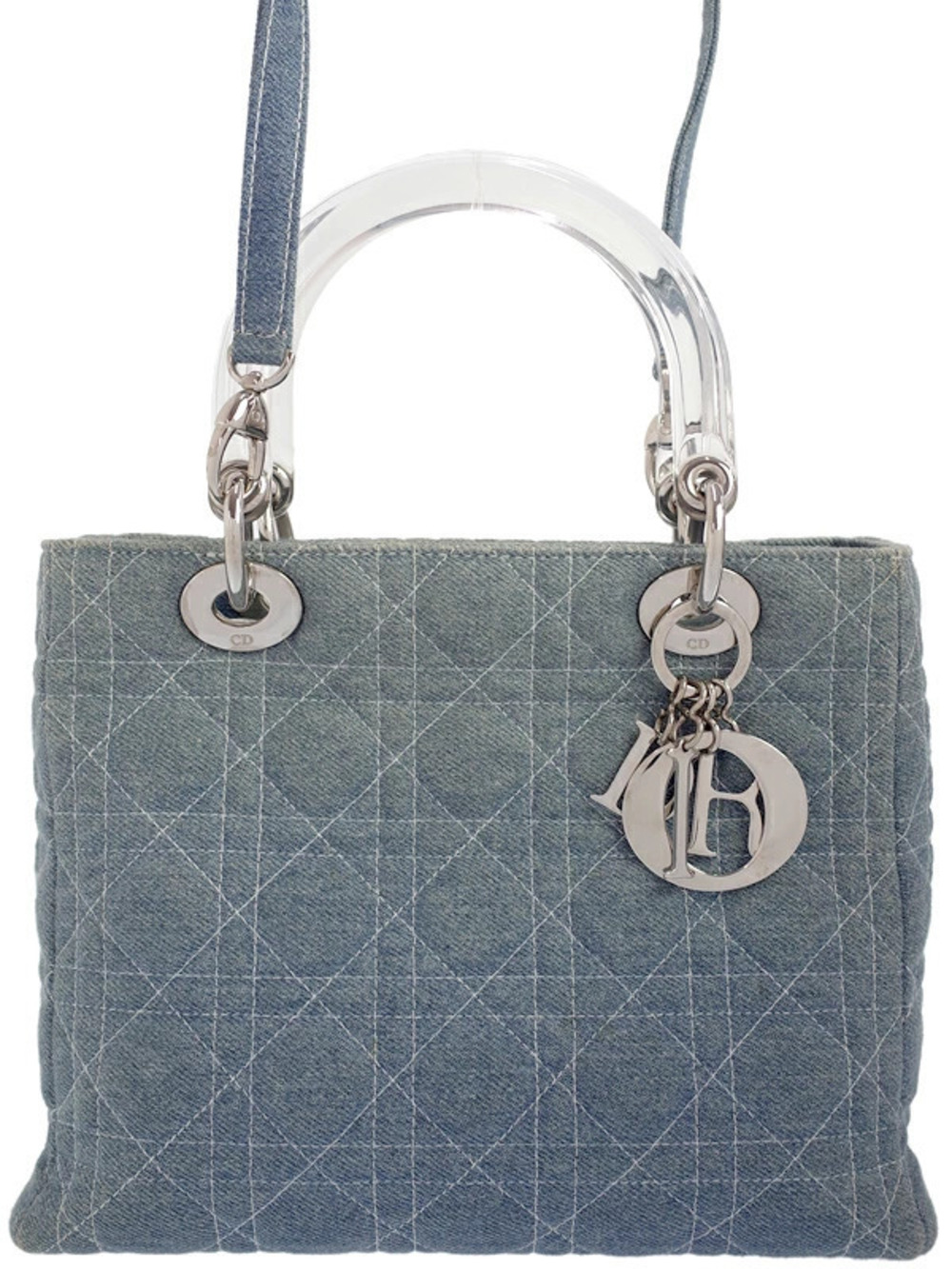 Christian Dior Cannage Quilted Lady Dior 2way bag